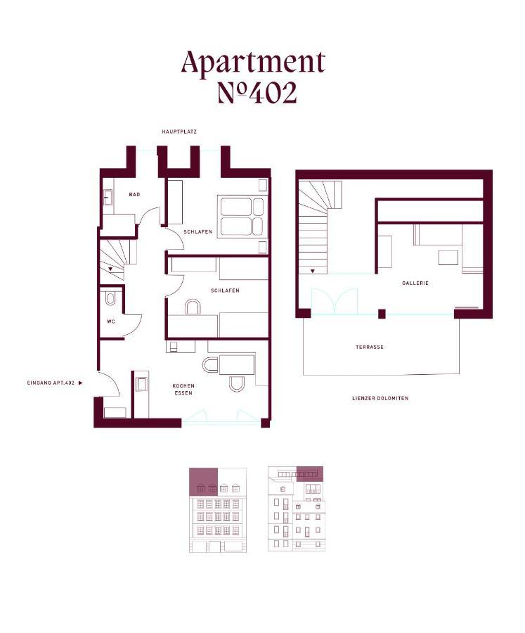 Apartmenthaus Nr 1 利恩茨 外观 照片