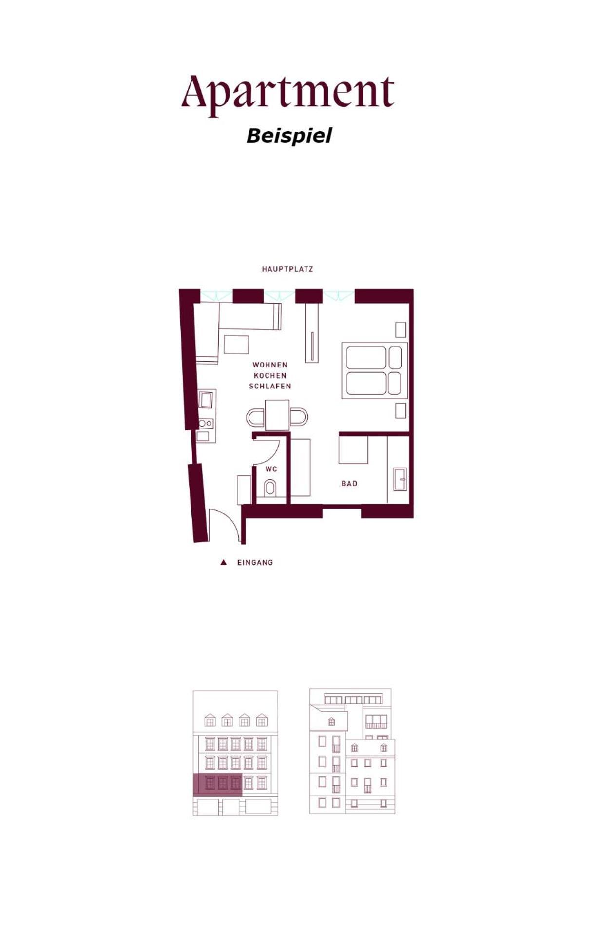 Apartmenthaus Nr 1 利恩茨 外观 照片